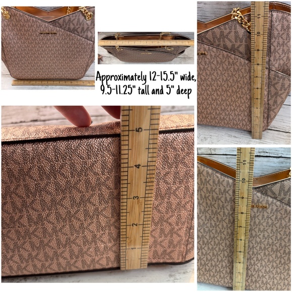 Michael Kors Women’s Jet Set Travel Large Chain Shoulder Tote - Picture 10 of 10